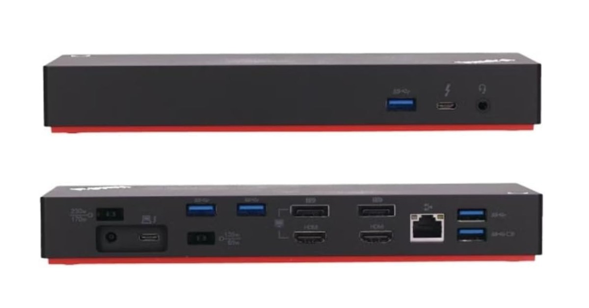 LENOVO THINKPAD docking station test