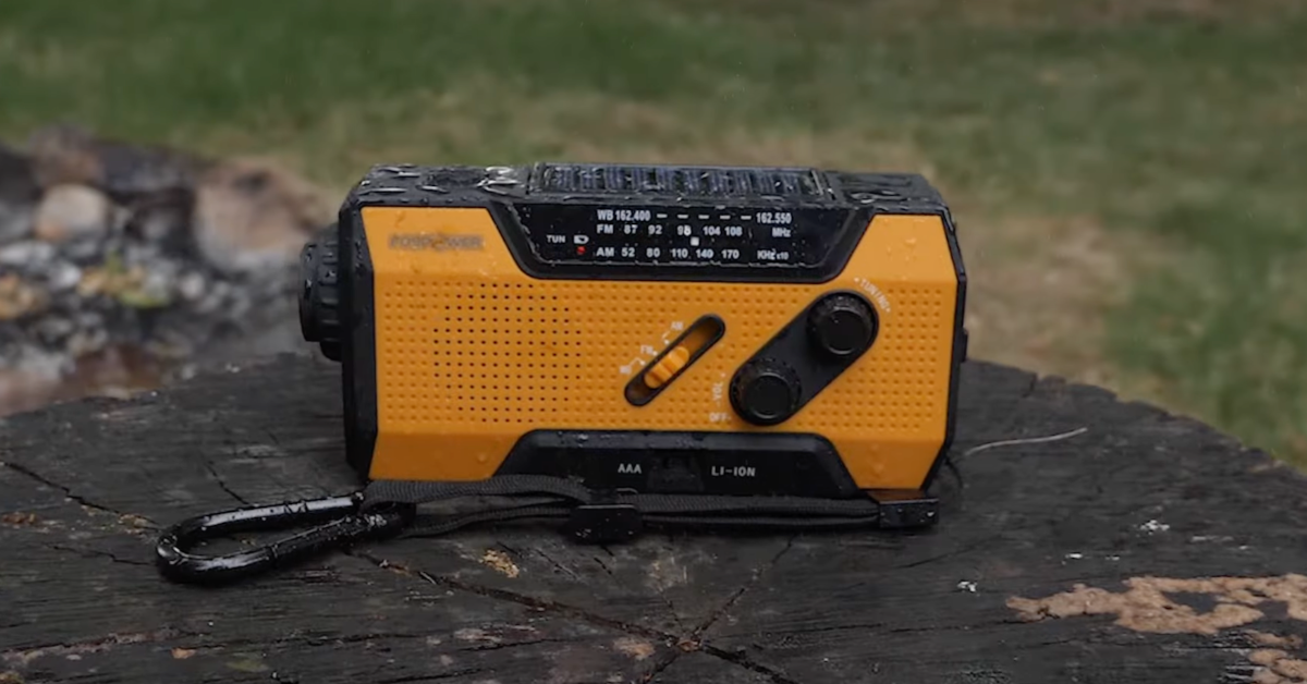 FOSPOWER EMERGENCY bestes tragbares AM/FM-Radio