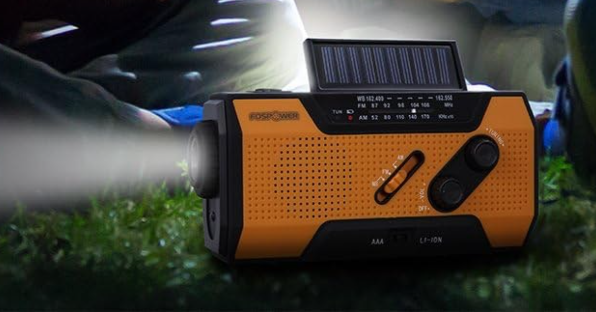 FOSPOWER EMERGENCY das beste tragbare Radio