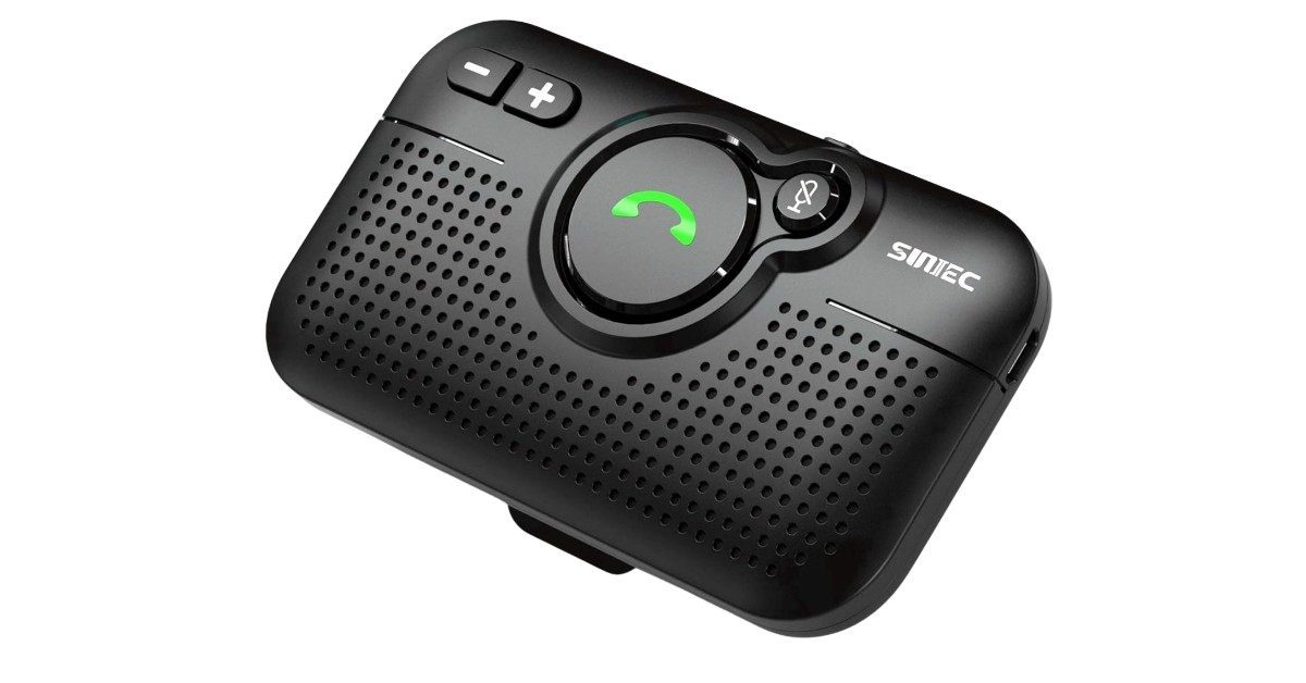 SUNITEC Freisprecheinrichtung Bluetooth 5.0 Auto-Lautsprecher