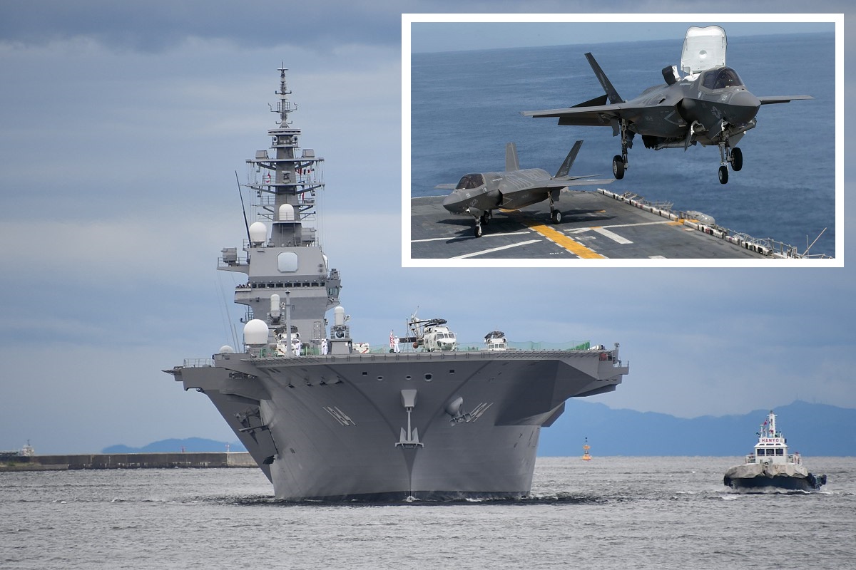 Japan baut Flugzeugträger der Izumo-Klasse für US-Kampfflugzeuge der fünften Generation F-35B Lightning II Japan baut Flugzeugträger der Izumo-Klasse für US-Kampfflugzeuge der fünften Generation F-35B Lightning II