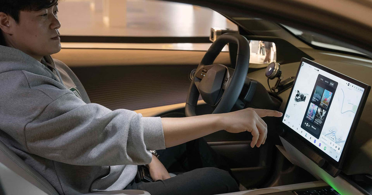 Hyundai-Fahrzeuge werden mit einem großen Tesla-ähnlichen Display ausgestattet Hyundai-Fahrzeuge werden mit einem großen Tesla-ähnlichen Display ausgestattet