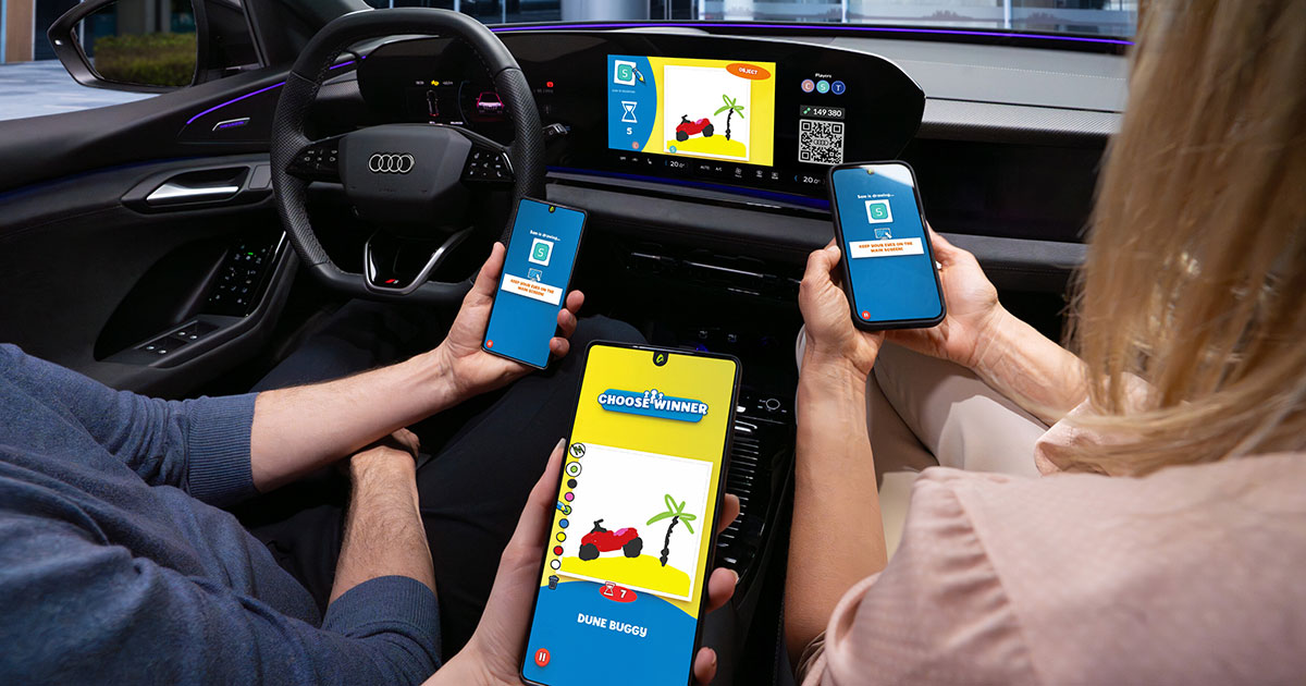 Unterwegs spielen: AirConsole arbeitet mit Audi zusammen AirConsole in Audi: Revolutionierung der In-Car-Unterhaltung