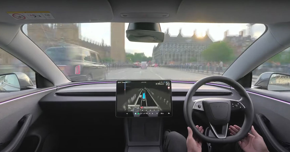 Teslas Autopiloten erobern die Straßen von London: neue Phasen der FSD-Tests Tesla wird Full Self Driving mit Überwachung in London testen