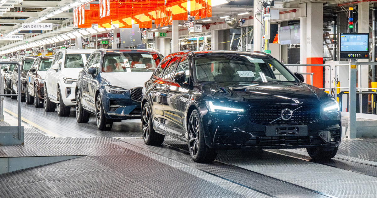 Produktionsende: Der letzte produzierte Volvo S90 in Göteborg Auf Wiedersehen, Volvo S90: Die Legende verlässt die Produktionslinie in Göteborg