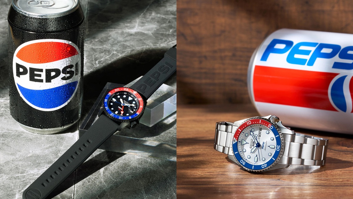 Seikos und Pepsis frische Zusammenarbeit: Stil an Ihrem Handgelenk Legendäres Duo: Seiko und Pepsi stellen eine neue Uhrenkollektion vor