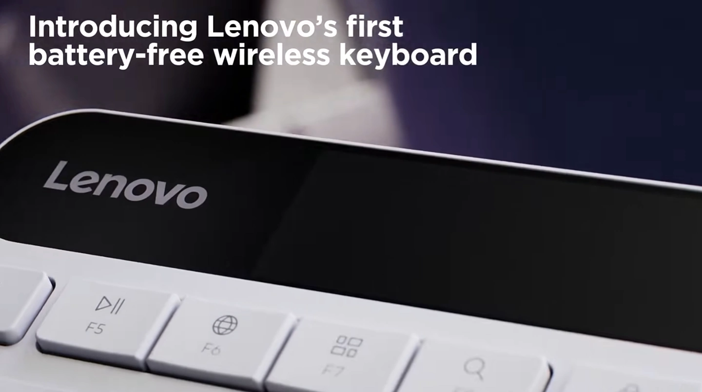 Lenovo Innovation: die batterielose Tastatur der Zukunft auf der CES 2025