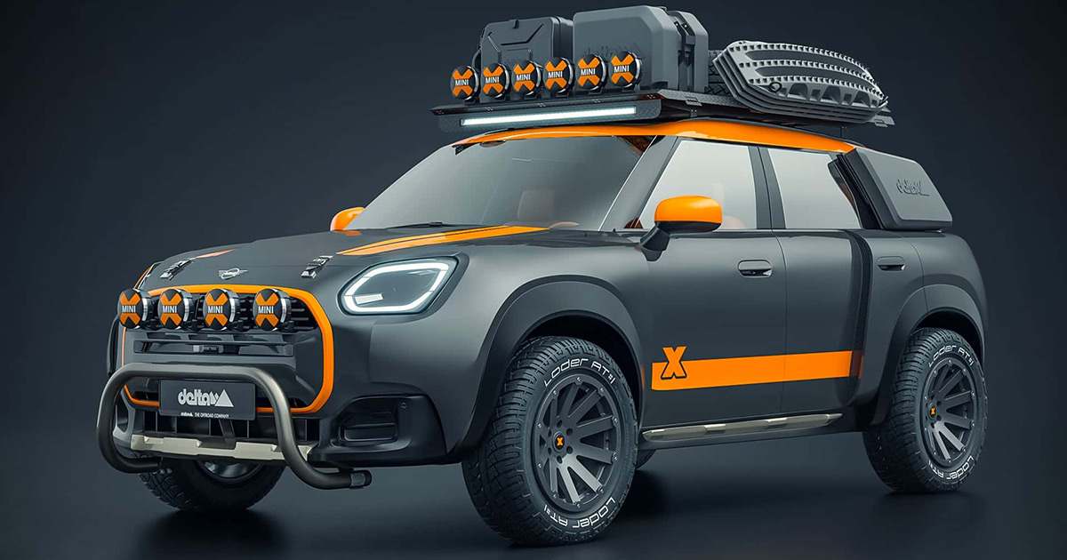 Tuning für die Extreme: delta4x4 und X-raid modernisieren den Mini Countryman Abenteuerlicher Mini Countryman: Tuning von delta4x4 und X-raid