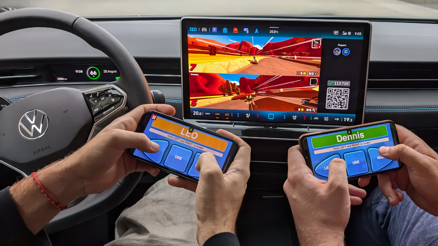 Volkswagen integriert die Spieleplattform AirConsole in seine Elektroautos Volkswagen integriert die Spieleplattform AirConsole in seine Elektroautos