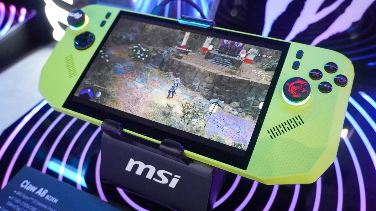 MSI enthüllte die Claw A8, seine erste tragbare Konsole mit einem AMD-Chip MSI enthüllte die Claw A8, seine erste tragbare Konsole mit einem AMD-Chip