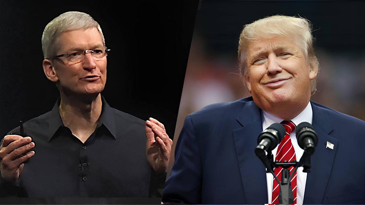 Trump und Cook: ein Gespräch über die Zukunft der Technologie in den USA Zusammenkunft der Geister: Donald Trump diskutiert Technologie mit Tim Cook