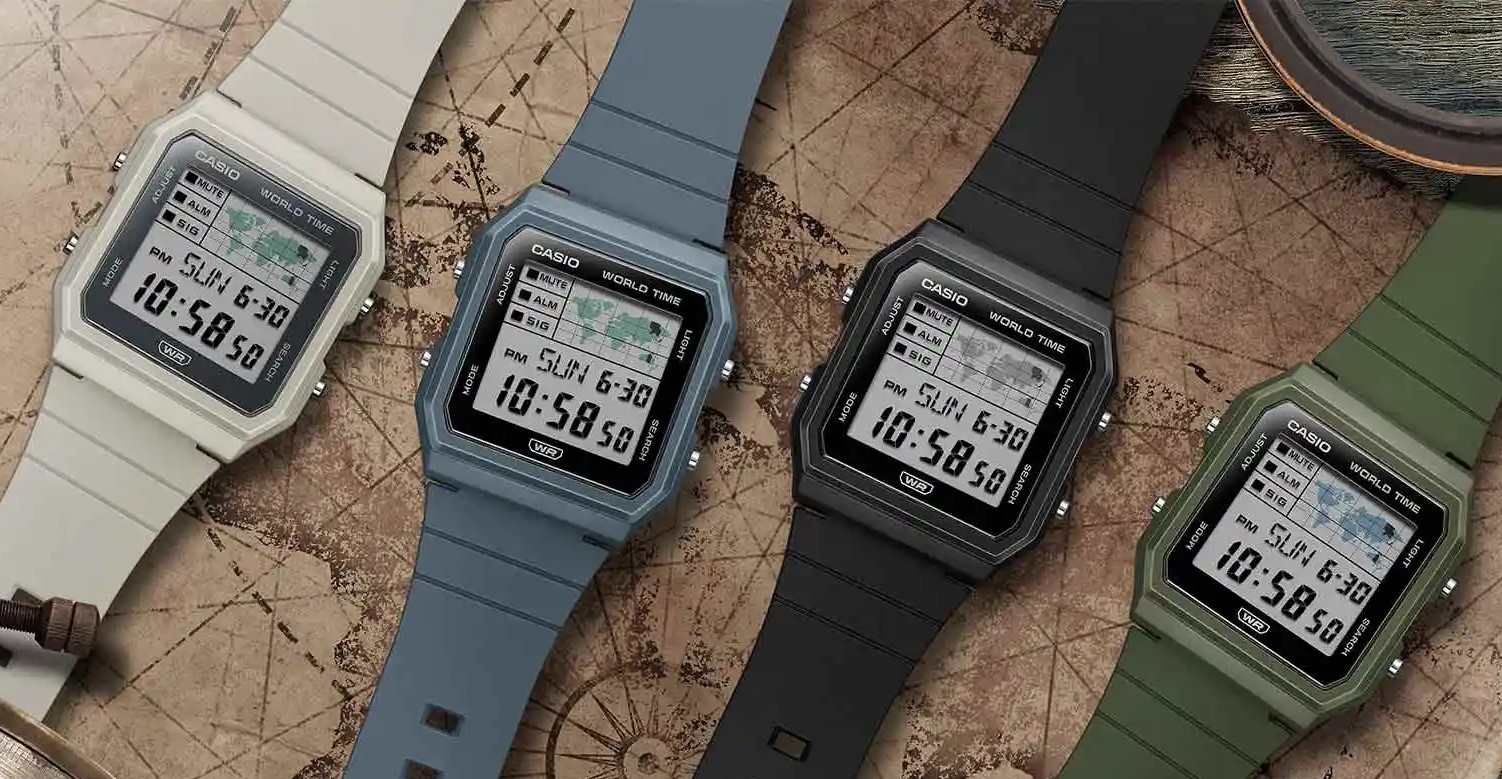 Neu von Casio: die LF-30W-1A ist jetzt in Europa erhältlich Casio bringt die LF-30W-1A Uhr mit integrierter Weltkarte heraus!