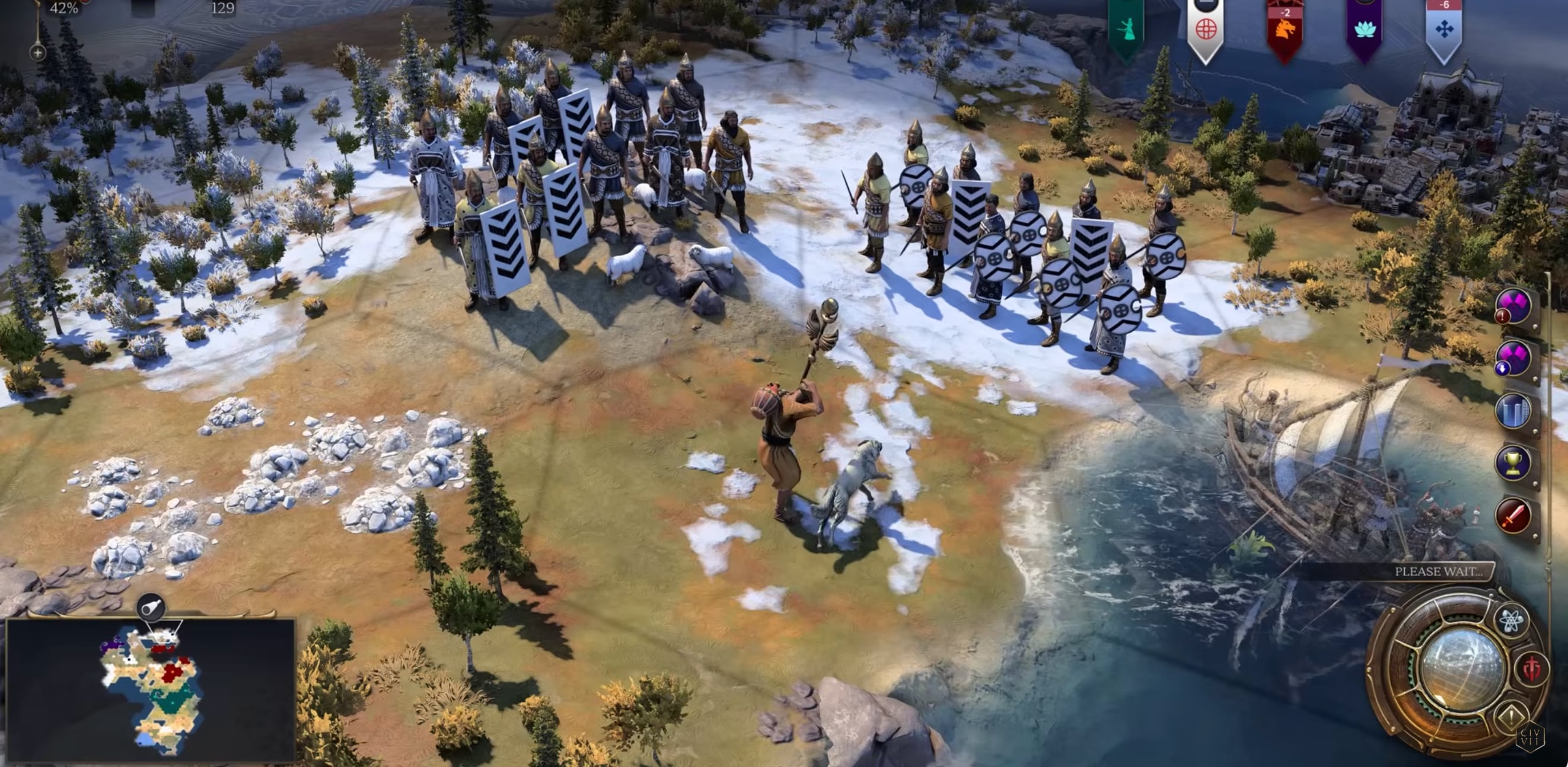 Erster Blick auf die aktualisierte Benutzeroberfläche von Civilization VII