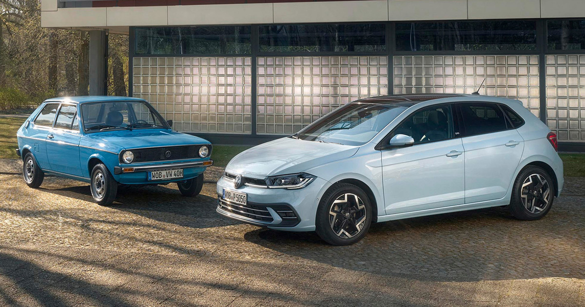 Volkswagen feiert: Wie sich der Polo in 50 Jahren verändert hat - ein Blick auf das neue Modell Edition 50 Retro und trendy: Der erste Volkswagen Polo trifft auf seinen Jubiläumsnachfolger