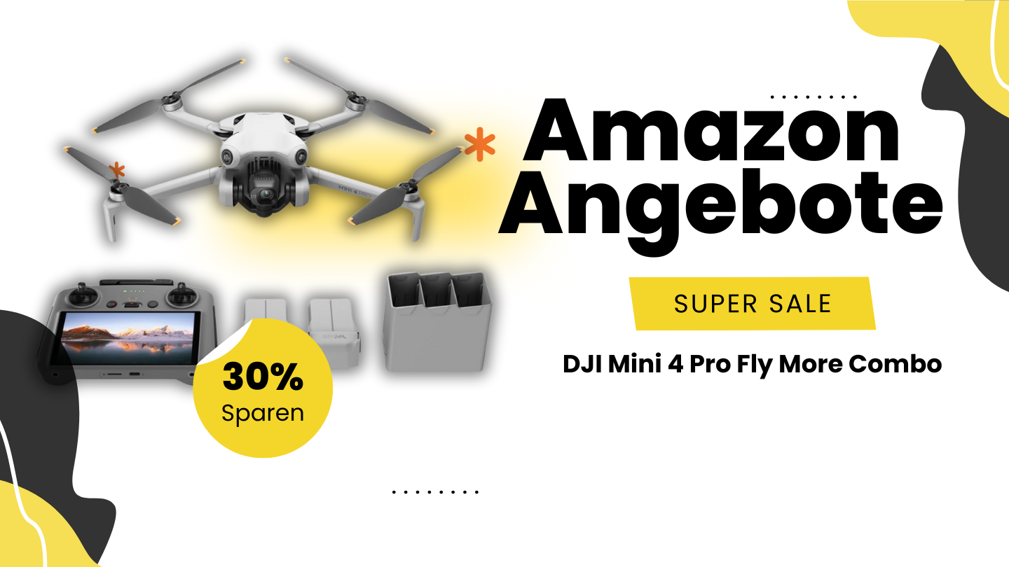DJI Mini 4 Pro Fly More Combo Drohne – Sichere dir 30% Ersparnis und zahle 365€ weniger! DJI Mini 4 Pro Fly More Combo Drohne – Sichere dir 30% Ersparnis und zahle 365€ weniger!