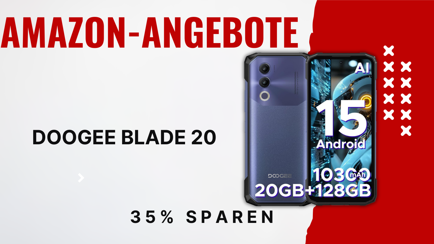 DOOGEE Blade 20 Outdoor Smartphone mit 80€ Ersparnis – 35% Preisreduzierung! DOOGEE Blade 20 Outdoor Smartphone mit 80€ Ersparnis – 35% Preisreduzierung!