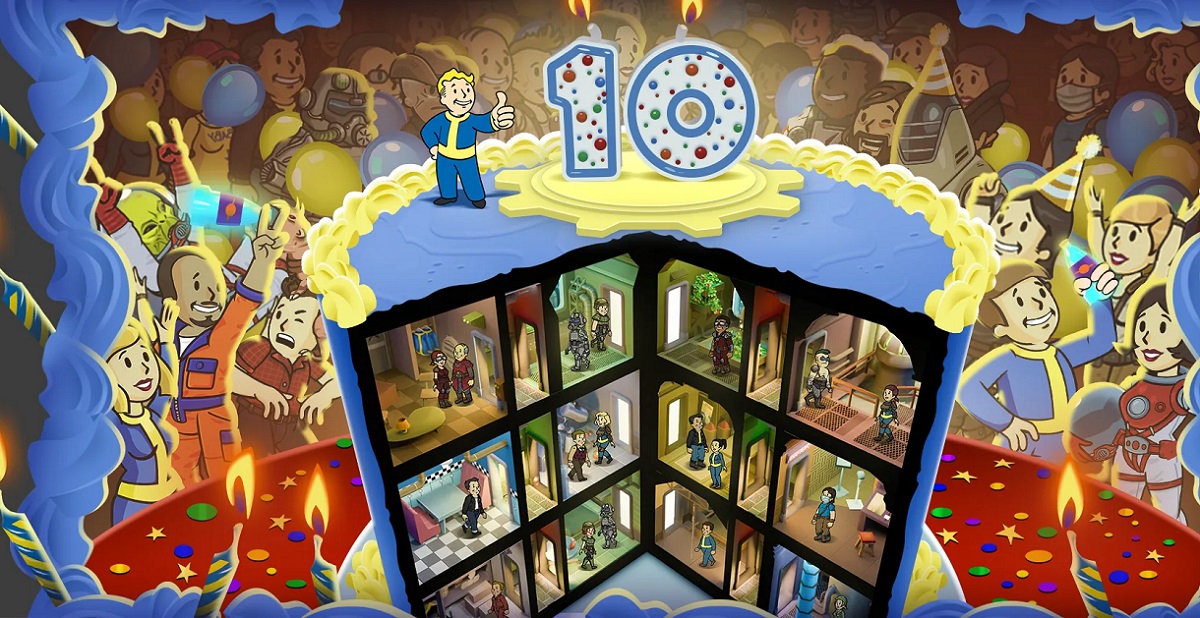 Fallout Shelter Themenplakat: musikalische Permutationen für die Feiertage Ein neues Plakat von den Machern von Fallout Shelter: Eine Feier für die Fans!