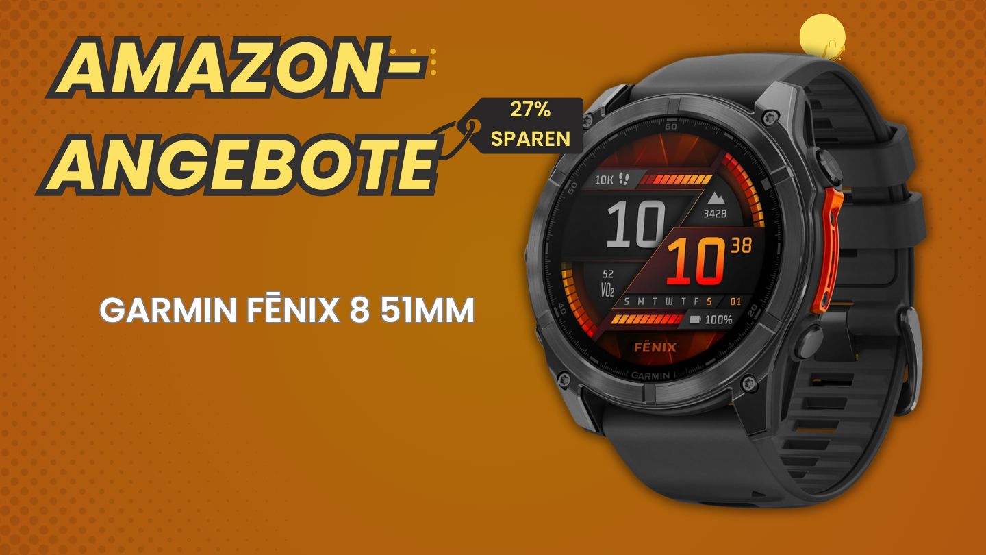 Garmin fēnix 8 51mm – Mega-Deal mit 298€ Rabatt! Garmin fēnix 8 51mm – Mega-Deal mit 298€ Rabatt!