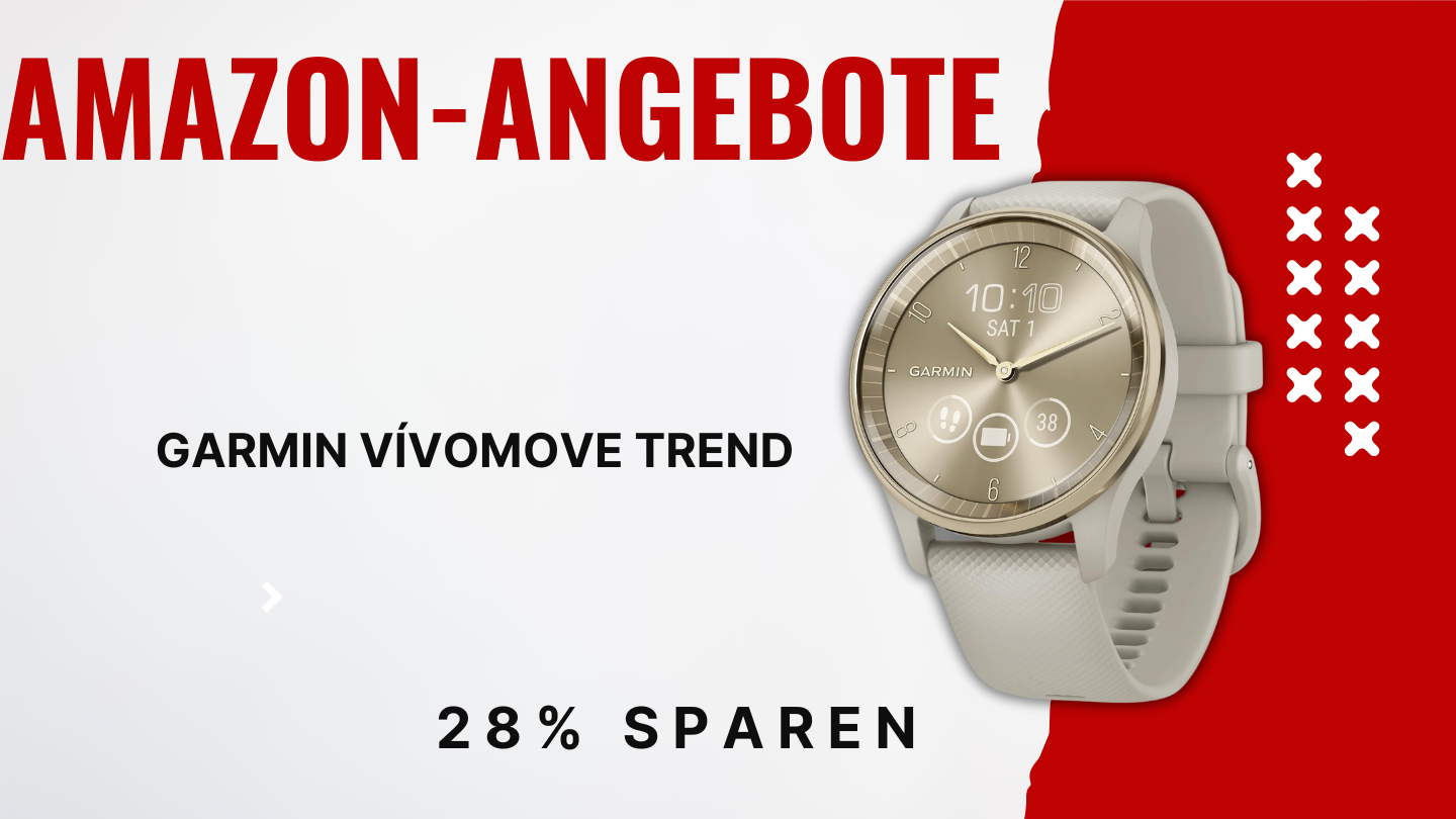 Garmin vívomove Trend Hybrid-Smartwatch - Jetzt 90€ sparen und stilvoll fit bleiben!
