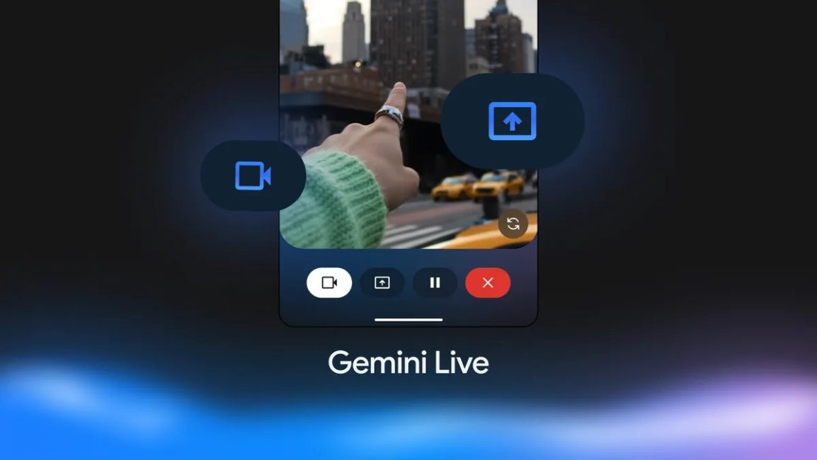 Das neue Gesicht von Gemini Live auf Android: klareres Bild und frische Benutzeroberfläche Gemini Live-Updates: klareres Video und neue Android-Oberfläche