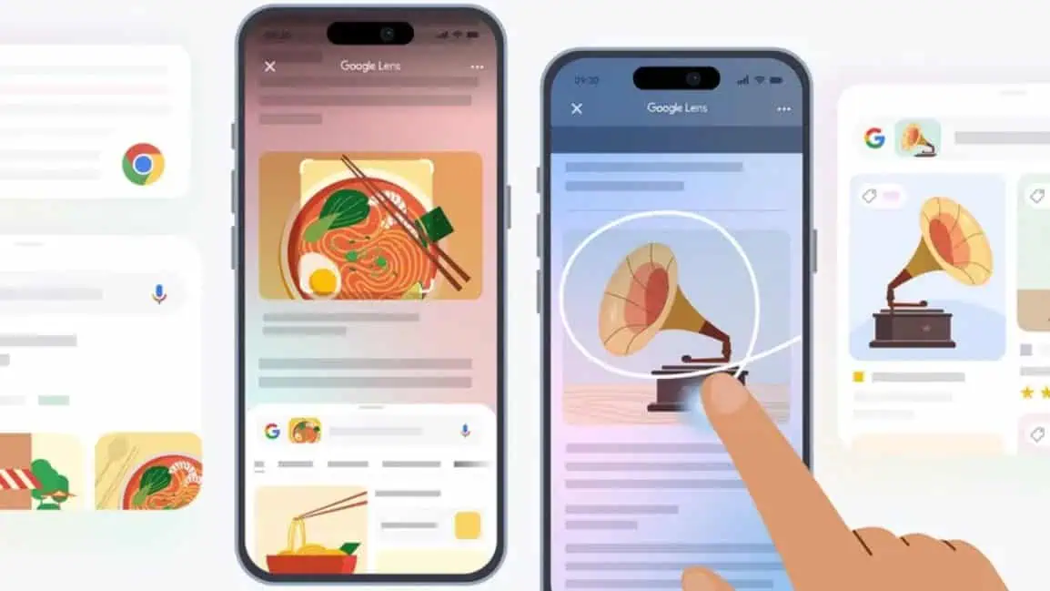 Bequeme Gesten: neue Funktionen von Google Lens auf iOS Google Lens auf iOS: eine neue Ebene der Suche mit Gesten