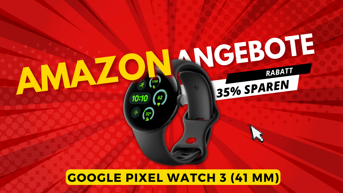 Google Pixel Watch 3 (41 mm) – Jetzt 139€ sparen bei der Premium-Smartwatch! Google Pixel Watch 3 (41 mm) – Jetzt 139€ sparen bei der Premium-Smartwatch!