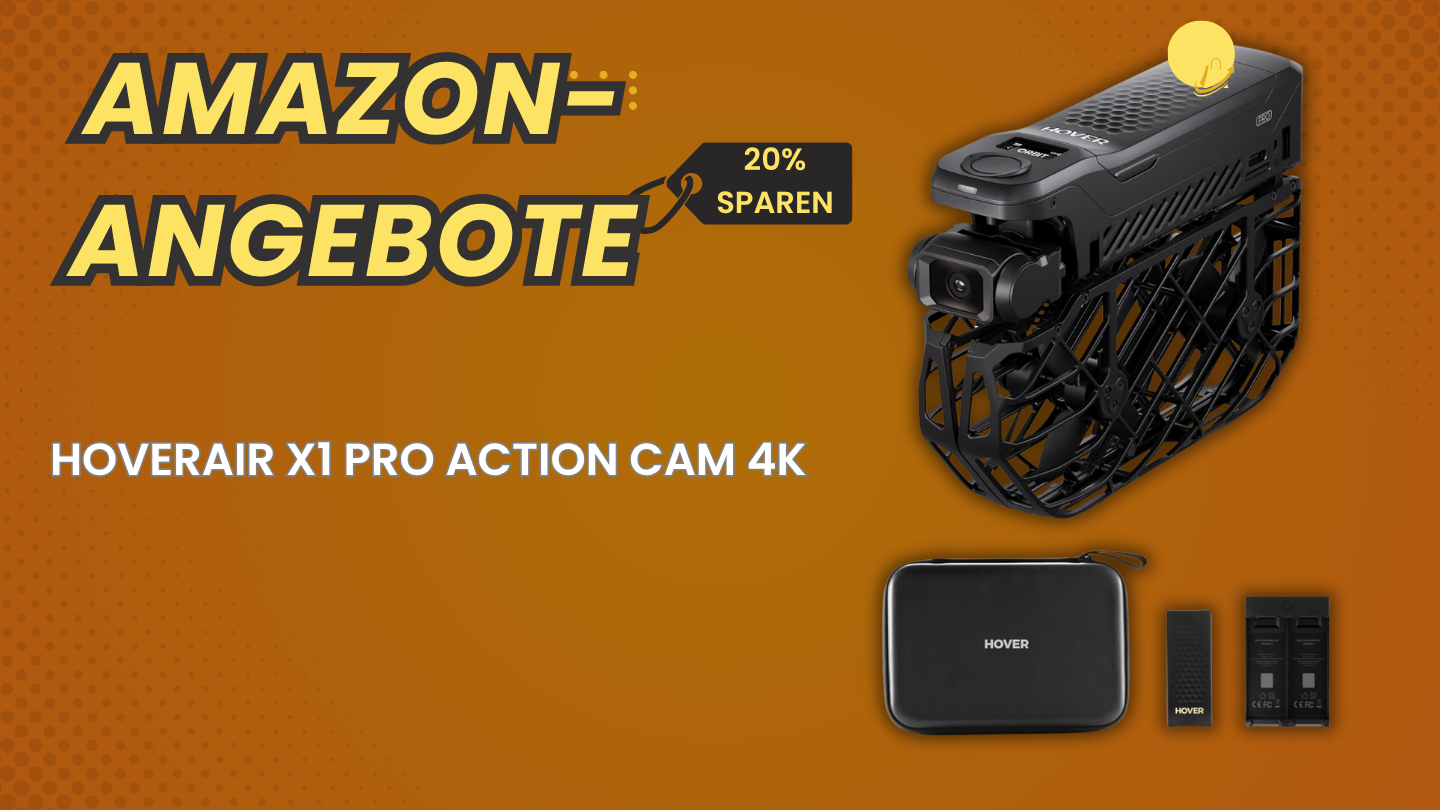 HOVERAir X1 PRO Flying Camera – Spare jetzt 161€ beim Kauf auf Amazon! HOVERAir X1 PRO Flying Camera – Spare jetzt 161€ beim Kauf auf Amazon!