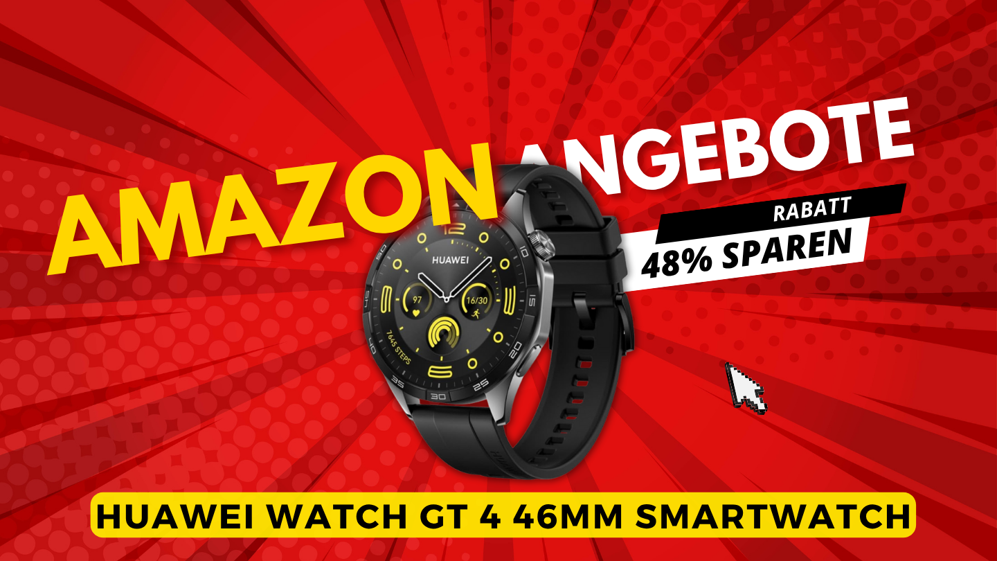HUAWEI Watch GT 4 46mm Smartwatch – Mega-Deal mit 48% Ersparnis! HUAWEI Watch GT 4 46mm Smartwatch – Mega-Deal mit 48% Ersparnis!