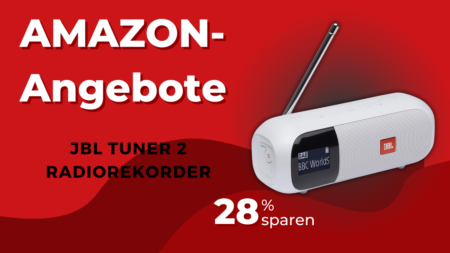 JBL Tuner 2 Radiorekorder – Jetzt 31€ sparen beim portablen DAB+ Radio! JBL Tuner 2 Radiorekorder – Jetzt 31€ sparen beim portablen DAB+ Radio!