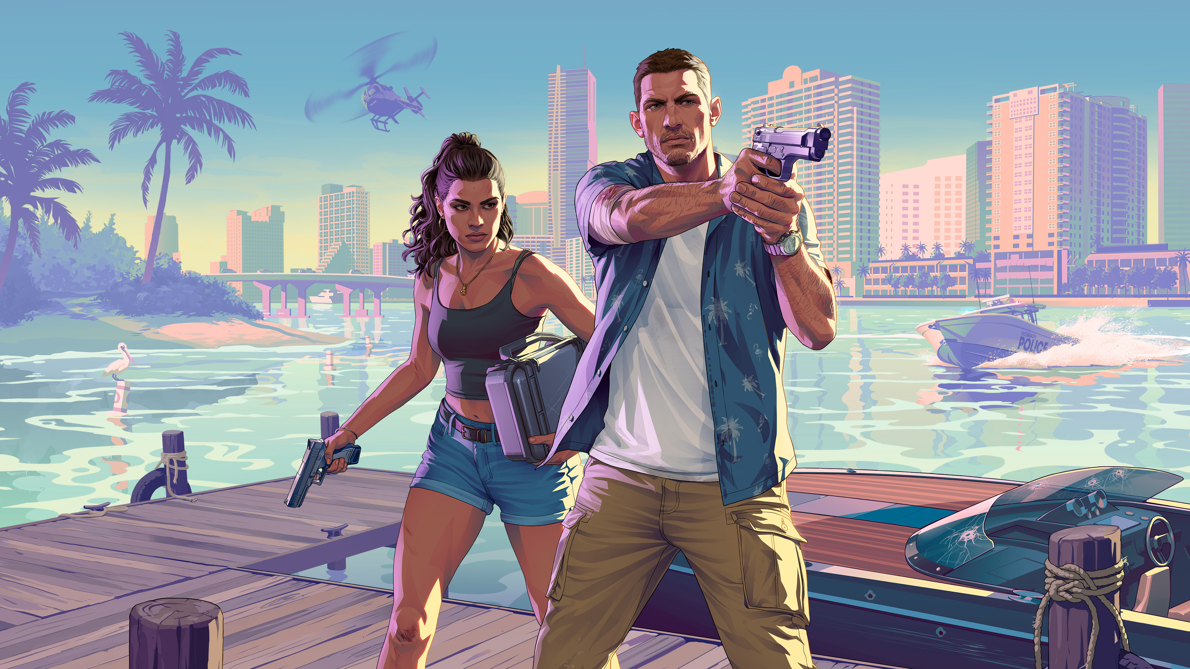 Warten auf GTA VI: Die Community errät den Inhalt des Banners Rätsel gelöst: Was verbirgt sich hinter dem ersten GTA VI-Banner?