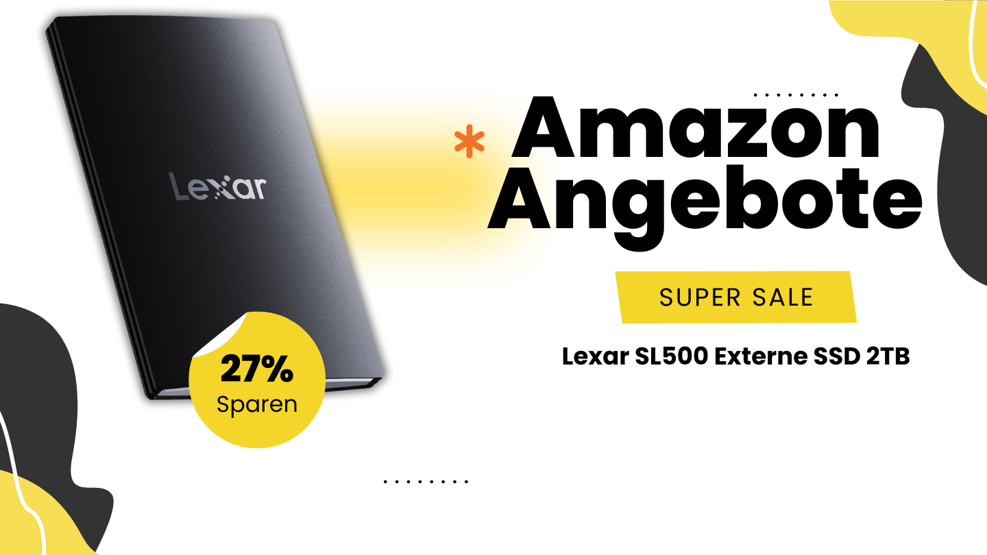 Lexar SL500 Externe SSD 2TB – Beeindruckende 56,99€ Ersparnis mit 27% Rabatt! Lexar SL500 Externe SSD 2TB – Beeindruckende 56,99€ Ersparnis mit 27% Rabatt!