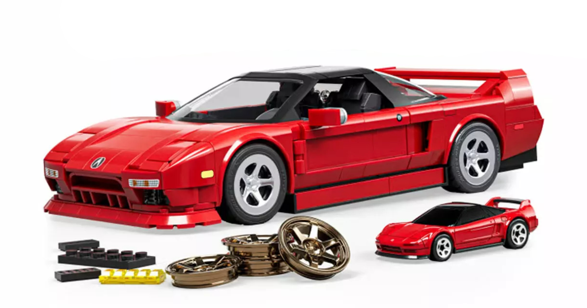 Holen Sie sich Ihre Garage in Miniaturformat mit dem Acura NSX Modell von Brick Shop Tauchen Sie ein in die Details: Acura NSX im Maßstab von Brick Shop
