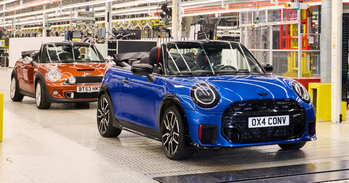 So wird der MINI Cooper Cabrio hergestellt: eine Tour durch den Produktionsstandort in Oxford MINI Cooper Cabrio: Produktion im legendären Werk in Oxford