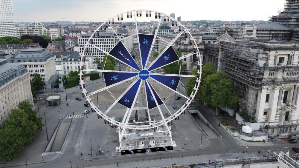 Samsung unterstützt Führungen in Brüssel: Nehmen Sie an einer spannenden Tour teil Samsung organisiert kostenlose Fahrten mit dem Riesenrad in Brüssel!