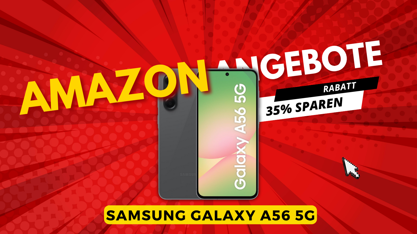 Samsung Galaxy A56 5G Smartphone Deal – Spare 35% und zahle 170€ weniger! Samsung Galaxy A56 5G Smartphone Deal – Spare 35% und zahle 170€ weniger!