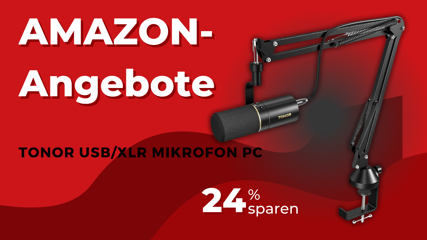 TONOR USB/XLR Mikrofon TD510+ – Professioneller Sound mit 24% Preisvorteil! TONOR USB/XLR Mikrofon TD510+ – Professioneller Sound mit 24% Preisvorteil!