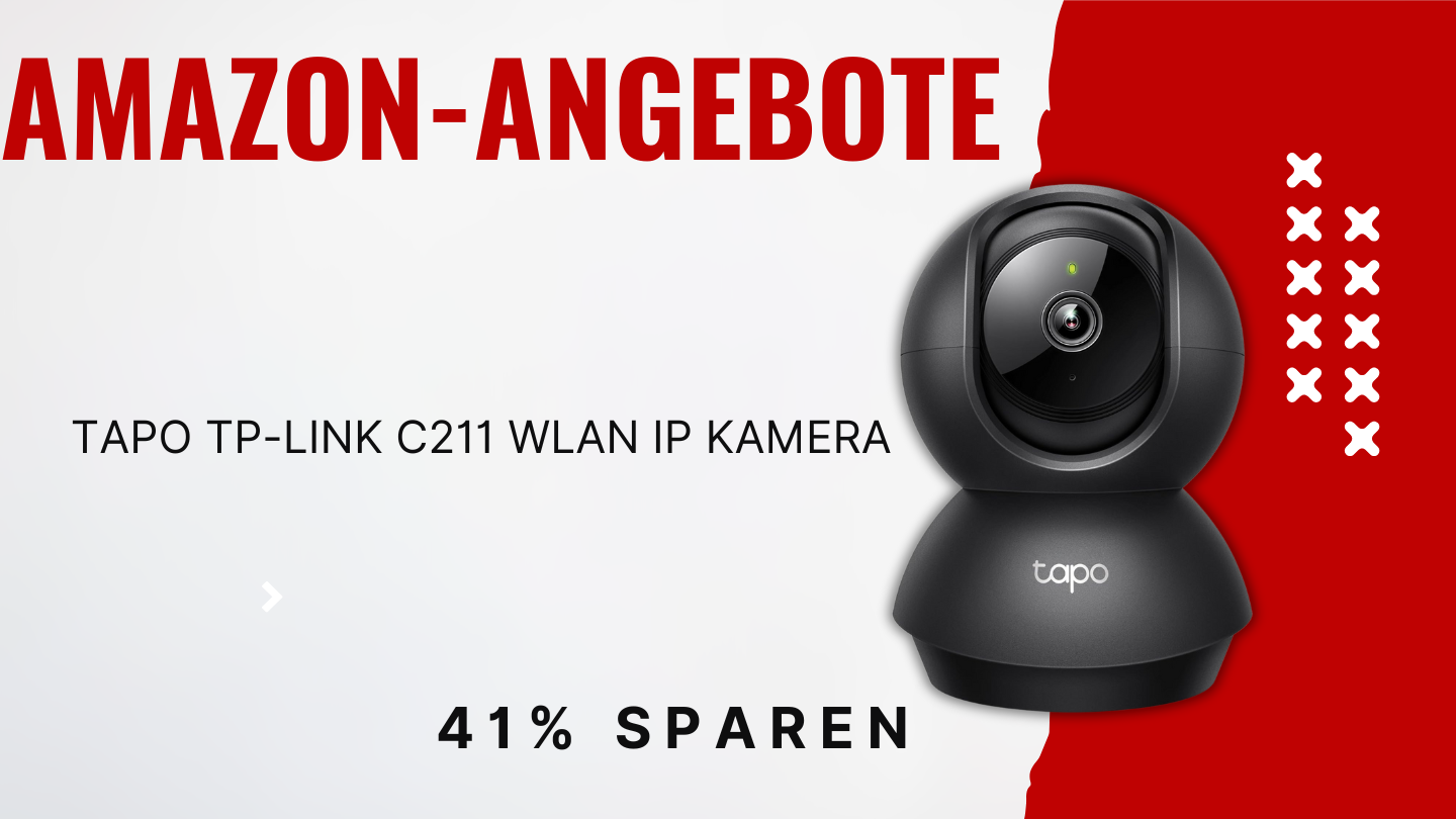 Tapo TP-Link C211 WLAN Überwachungskamera – Jetzt 13€ günstiger mit 41% Rabatt! Tapo TP-Link C211 WLAN Überwachungskamera – Jetzt 13€ günstiger mit 41% Rabatt!