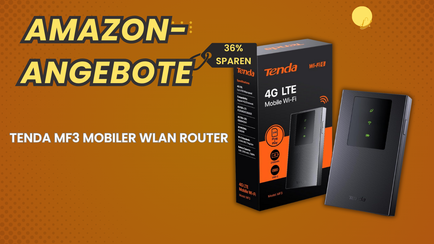 Tenda MF3 Mobiler WLAN Router – 4G LTE Hotspot 18€ günstiger bei Amazon! Tenda MF3 Mobiler WLAN Router – 4G LTE Hotspot 18€ günstiger bei Amazon!