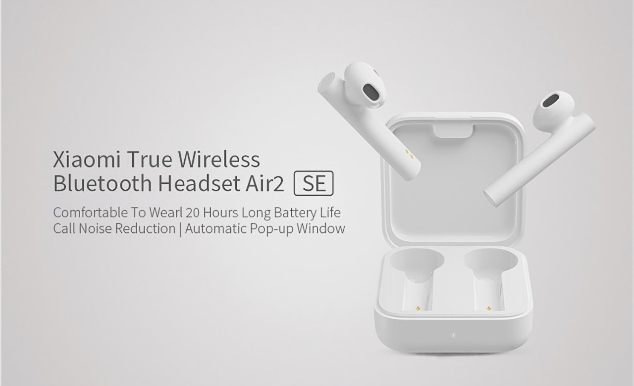 TWS-Kopfhörer Xiaomi Mi Air 2 SE mit einer Akkulaufzeit von bis zu 20 Stunden sind jetzt im Verkauf auf AliExpress für $16 TWS-Kopfhörer Xiaomi Mi Air 2 SE mit einer Akkulaufzeit von bis zu 20 Stunden sind jetzt im Verkauf auf AliExpress für $16