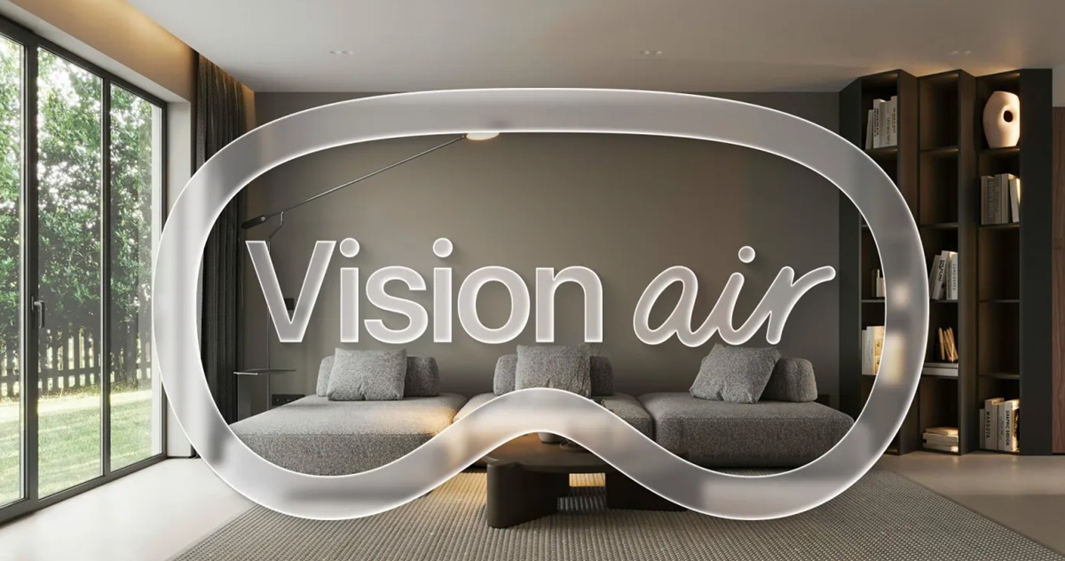 Apple Vision Air: Erste Bilder und Spekulationen Apple Vision Air-Gerüchte: Was verbirgt das geheimnisvolle Plakat?