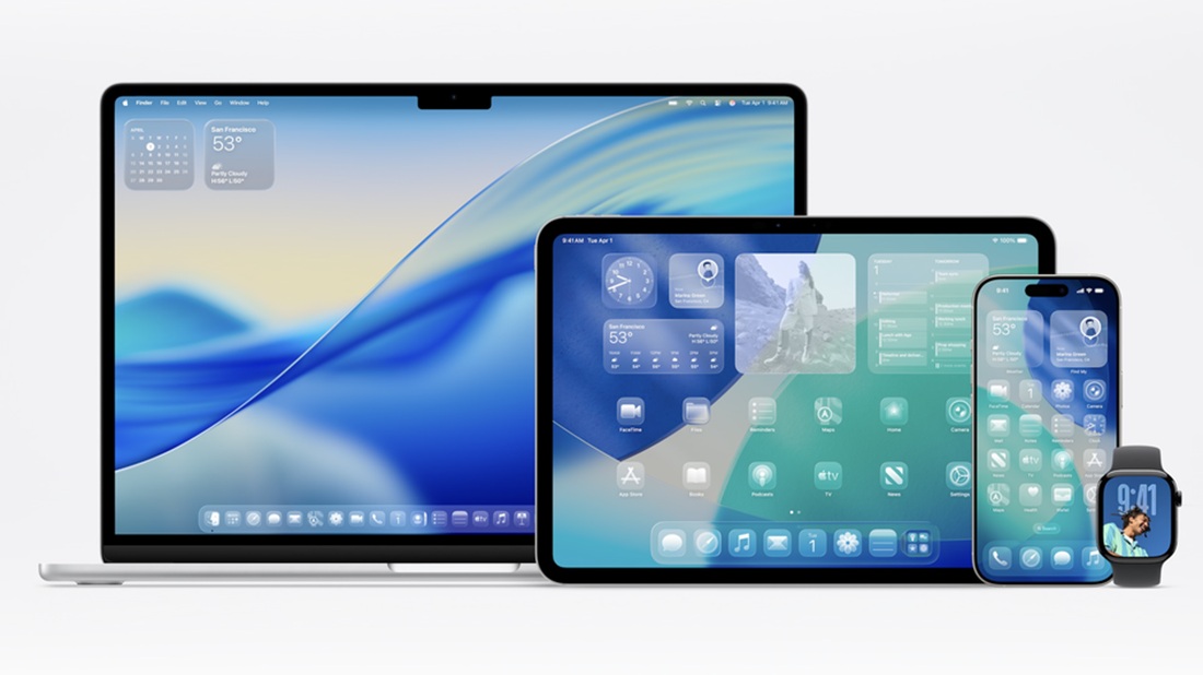 Apples überarbeitete Benutzeroberfläche: Erste Eindrücke von Plakaten der neuen Gadgets