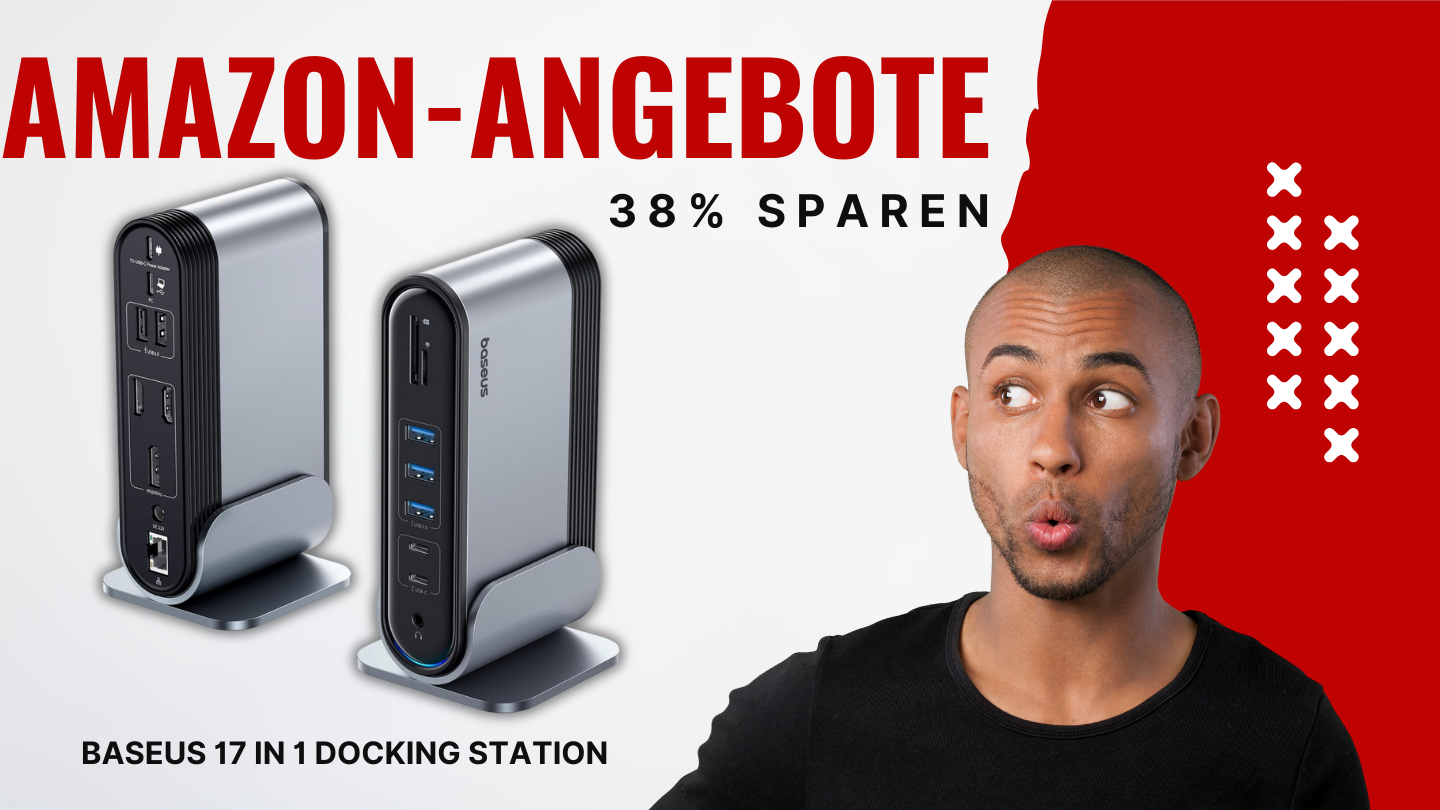 Baseus 17-in-1 Docking Station – Spare jetzt 38% beim Kauf! Baseus 17-in-1 Docking Station – Spare jetzt 38% beim Kauf!