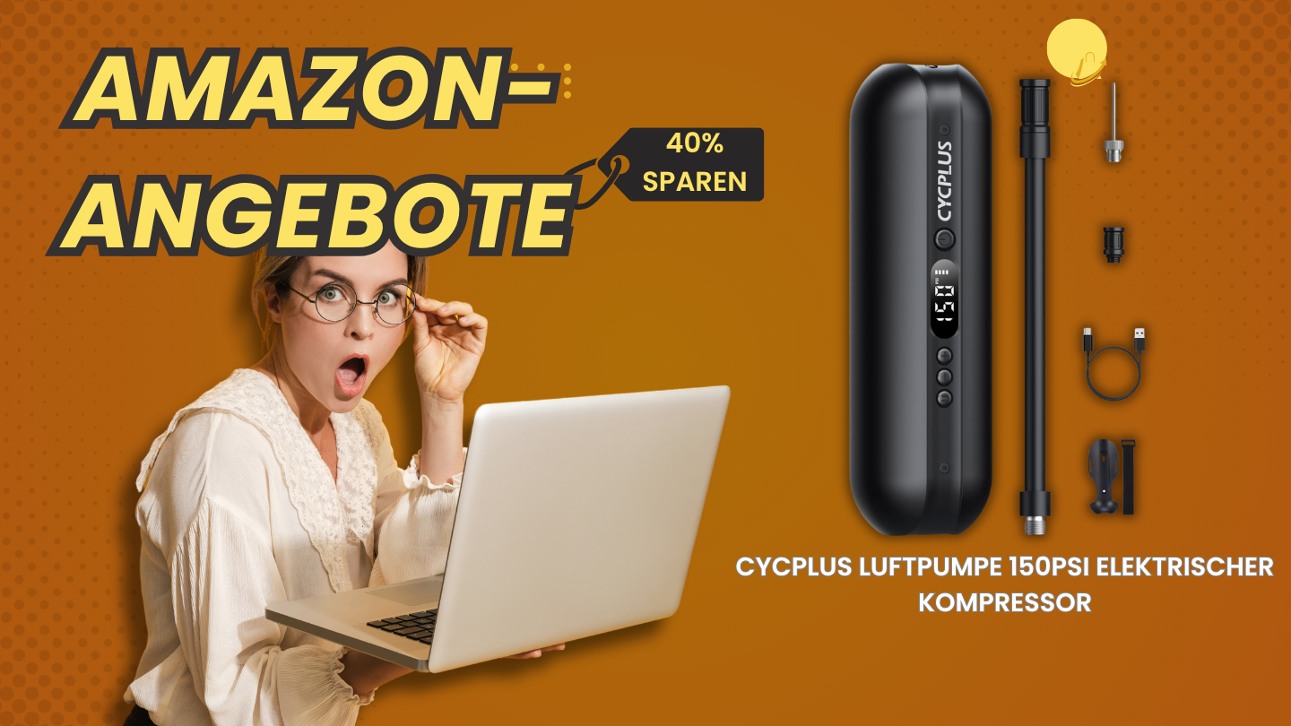 CYCPLUS Elektro-Luftpumpe 150PSI – Spare volle 23€! CYCPLUS Elektro-Luftpumpe 150PSI – Spare volle 23€!