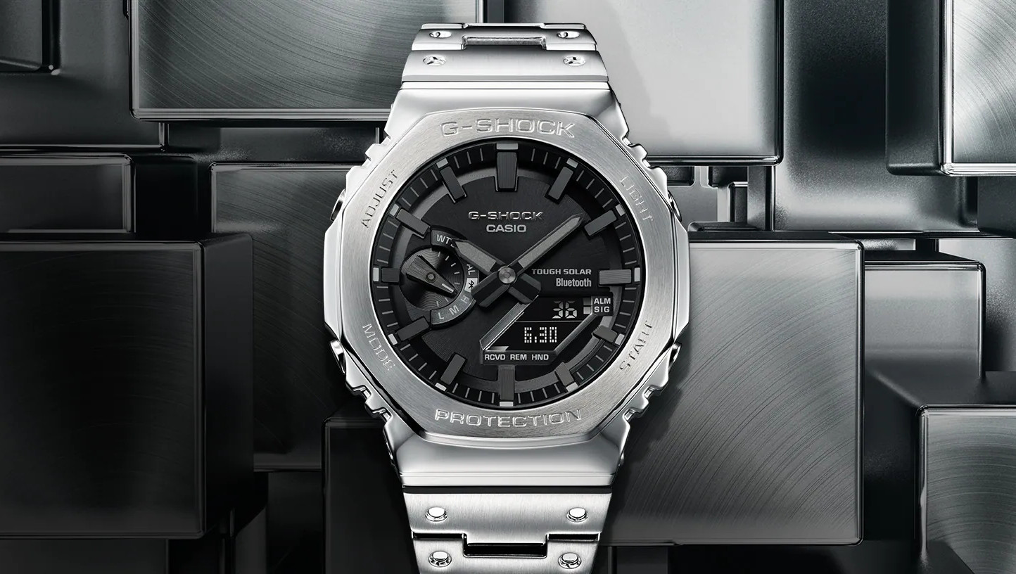 Absoluter Schutz in Metall: die neue Casio G-Shock GM-B2100SD-1C Casio stellt eine neue Ganzmetall-G-Shock GM-B2100SD-1C vor