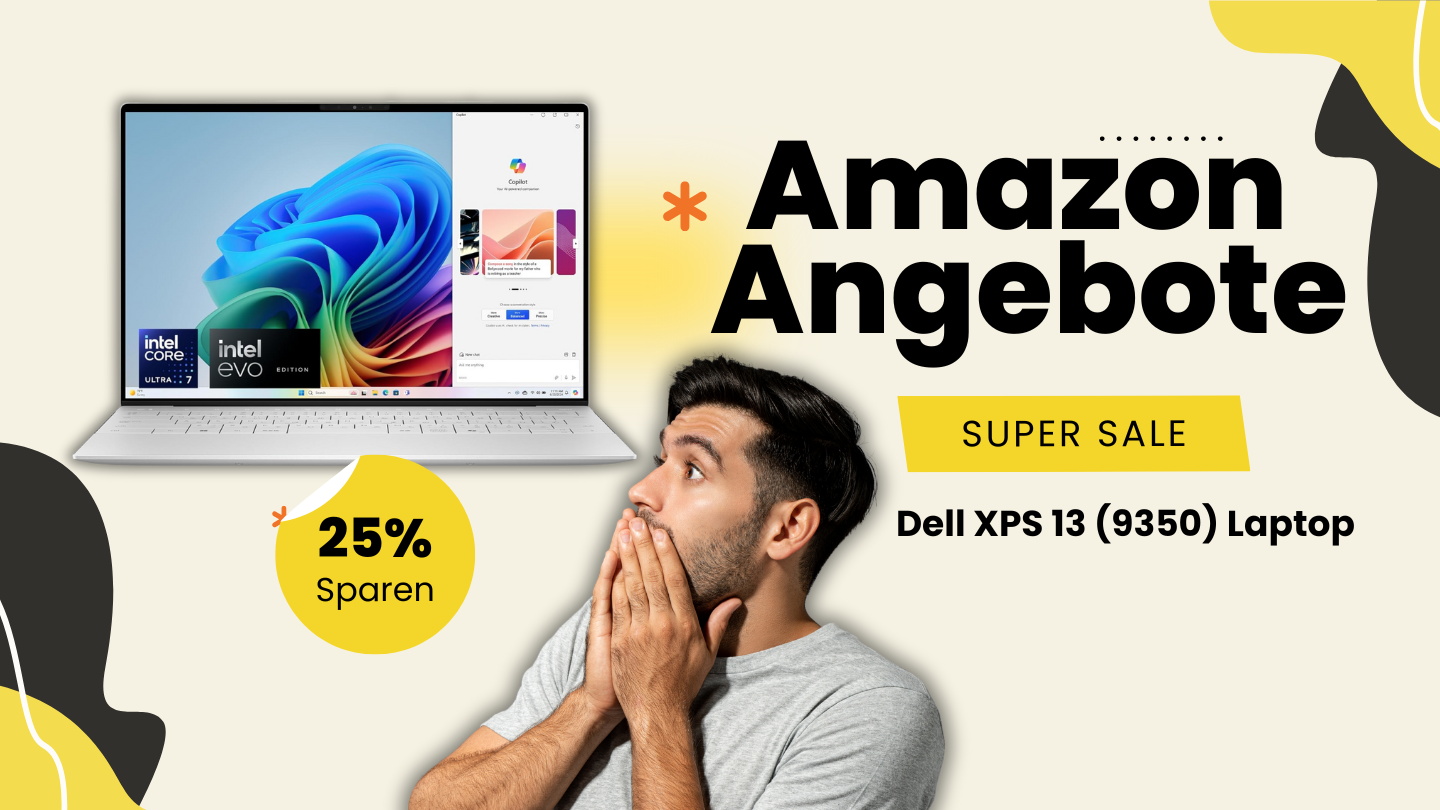 Dell XPS 13 (9350) Laptop – Jetzt 25% günstiger! Dell XPS 13 (9350) Laptop – Jetzt 25% günstiger!