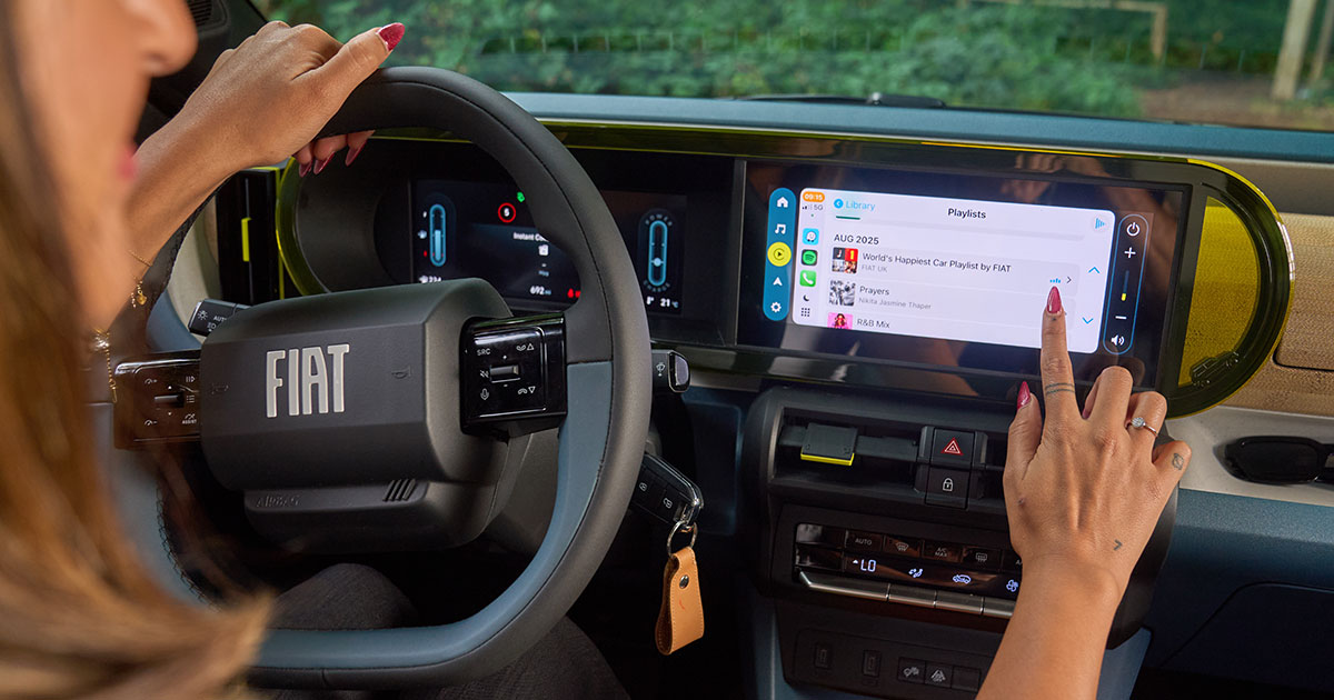 Auto Sounds: wie Spotify das Multimedia-Erlebnis von Fiat verbessert Spotify ist jetzt im Multimediasystem von Fiat-Autos verfügbar