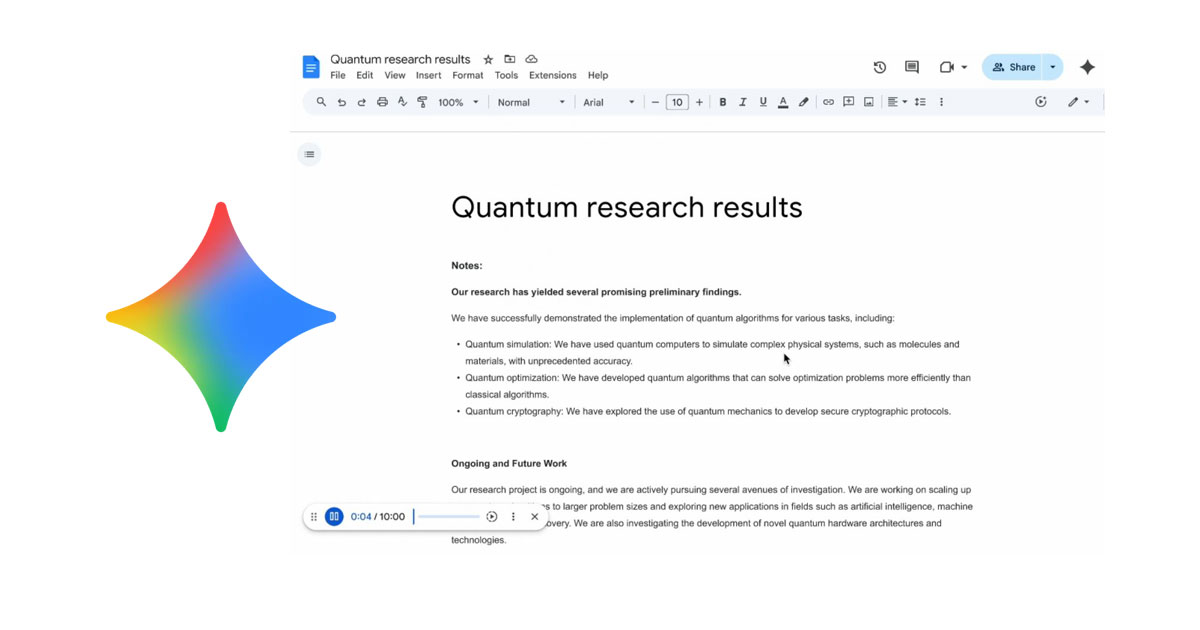 Google: Jetzt können Ihre Dokumente sprechen