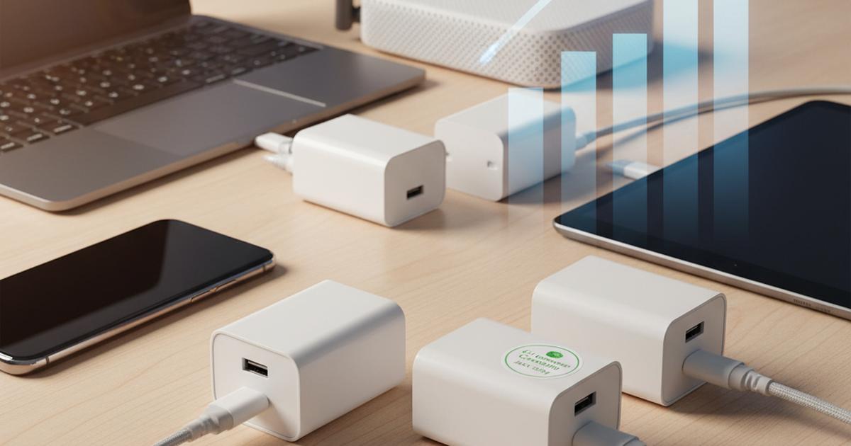 Stecker-Galerie: Alles über USB-Ladegeräte Entwicklung von USB-Ladegeräten in Illustrationen
