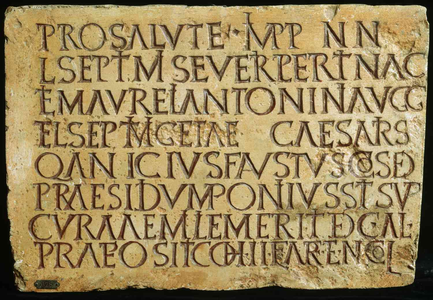Ein historischer Blick auf lateinische Schrift: keine Abstände zwischen den Wörtern