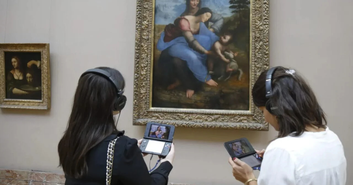 Mit dem Nintendo 3DS durch die Geschichte reisen: ein neues Format für Louvre-Touren Nintendo 3DS wird zum Audioguide im Louvre: die digitale Evolution der Kultur